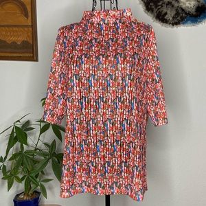 🌺🌱Floral Mod Mid-Length Sleeve Blouse🌱
